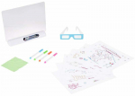Joonistuslauad, koos tarvikutega 3D Magic Learning World, valge v.