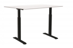 Kirjutuslaud reguleeritava k&otilde;rgusega Sun-Flex EasyDesk Adapt III, valge v./must v.