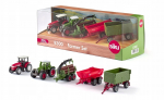 M&auml;ngutraktorid koos lisatarvikutega Siku Farmer, 1:87, mitmev&auml;rviline
