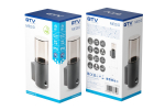 &Otilde;ue seinavalgusti GTV Medio, 15W, E27, IP54, hall v./l&auml;bipaistev v., 9 cm x 22 cm