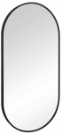 Peegel M&M Britt, rippuv, 40 cm x 80 cm, must v.