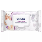 Puhastuslapid beebidele, naha puhastamiseks, lastele Kindii Linen Care, 50 tk