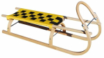 Puidust kelk Master Sulov, pruun v./must v./kollane v., 110 cm x 36 cm