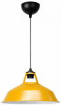 Valgusti lagi Opviq 242561 780SGN4822, E27, 1 x 40 W, kollane v. / must v., 31 x 31 cm