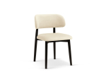 Toolide komplekt Cosmopolitan Design Evan Velvet, matt, tumepruun v./ivory beige v., 51 cm x 49.5 cm x 77 cm, 2 tk