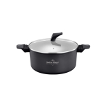 Kastrul Swiss Haus Lake Geneva SH-LC24B, &Oslash;24 cm, 4.97 l, must v.