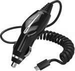 Auto laadija Hama, Micro USB, must