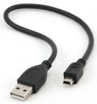 Juhe Gembird CCPUSB2AM5P1 USB 2.0 A male, Mini USB, 0.3 m, must v.