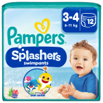 Suplusm&auml;hkmed Pampers Splashers, 3 suurus, 6 - 11 kg, 12 tk