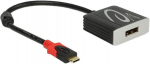 Juhe Delock USB Type-C, Displayport 20 pin female, 0.2 m