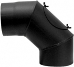 &Uuml;hendustoru nurk Jeremias D150/90, must v., 150 mm, 90 &deg;