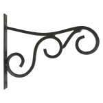 Lillepotihoidik Esschert Design BPH75, 25 cm x 2.6 cm, 20.2 cm, metall, must v.
