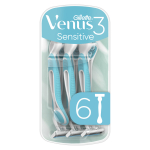 Raseerija Gillette Venus 3 Sensitive, 6 tk