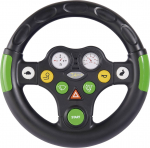 &Otilde;petlik rool BIG Tractor Sound-Wheel, 10.5 cm, must v.