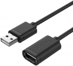 Kaabel Unitek USB 2.0 Extension Y-C450GBK USB 2.0 male, USB 2.0 female, 2 m, must v.