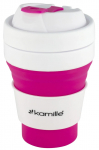 Veepudel Kamille Sport Bottle for Water 2034, valge v./roosa v., plastik/silikoon/pol&uuml;prop&uuml;leen (pp), 0.35 l