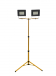 Ehitusvalgusti koos statiiviga, alus Okko E023EE E023EI, 100 W, 8500 lm, 4000 &deg;K, IP65, kollane v.