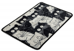 Vannitoa p&otilde;randamatt Foutastic Cats 359CHL1748, must v./hall v., 60 cm x 40 cm