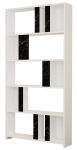 P&otilde;randariiul Kalune Design Lima Marble, valge v./must v., 180 cm x 90 cm x 20 cm