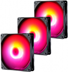 &Otilde;hkjahuti korpusele Phanteks M25 PWM D-RGB 3-Pack 140mm, 140 mm x 140 mm