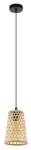Valgusti rippuv Eglo Claverdon 43252, E27, 1 x 40 W, puidu v. / must v.
