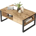 Kohvilaud Kalune Design ML34-A, pruun v., 59.7 cm x 100 cm x 44.4 cm