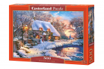 Pusle Castorland 500 el. Winter Cottage 53278, 33 cm x 47 cm, 500 tk, mitmev&auml;rviline