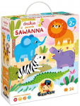 Pusle CzuCzu Savanna 2276, 48 cm x 68 cm, 24 tk, mitmev&auml;rviline