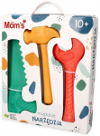 Laste t&ouml;&ouml;riistakomplekt Hencz Toys Soft Pastel Tools, punane v./kollane v./roheline v.