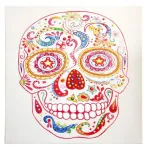 &Otilde;limaal Kayoom Skull, 90 cm x 90 cm