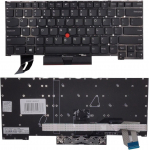 S&uuml;learvutite klaviatuurid Lenovo KB314867 for Lenovo ThinkPad T14s with trackpoint (US), Inglise (US), must v.