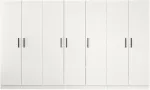 Riidekapp Kalune Design Kale 2219, valge v., 315 cm x 52 cm x 190 cm