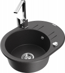 K&ouml;&ouml;givalamu Mexen Kevin, graniit, 58 cm x 45 cm x 19 cm, must/kroom