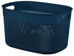 Hoiukorv, pesule /esemete hoidmiseks/m&auml;nguasjade jaoks Curver Filo, 18 l, must v., 38 x 22 x 28 cm