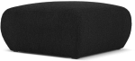 Tumba Micadoni Home Molino Boucle, must v., 75 cm x 75 cm x 36 cm