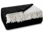 Pleed Duo K143-A, valge v./must v., 150 cm x 200 cm