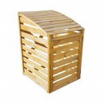 Konteinerkuur, 78 cm x 92 cm x 122 cm, 240 l, pruunikas v.