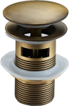 Vannikork valamute jaoks Mexen Click-Clack, messing, 9.5 cm x 6.5 cm, &Oslash; 40 mm