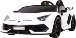 Laste elektriauto Ramiz Lamborghini SVJ Drift, valge v.