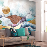 Fototapeet Artgeist Stained Glass Landscape, 70 cm x 100 cm