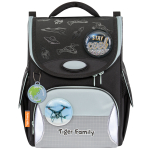 Kooli seljakott Tiger Family TGNQ-107A, valge v./must v., 35 cm x 31 cm x 19 cm