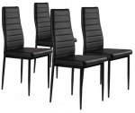 Toolide komplekt ModernHome, matt, must v., 41 cm x 43 cm x 98 cm, 4 tk