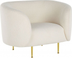 Tugitool Beliani Loen, valge v., 70 cm x 105 cm x 79 cm
