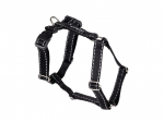 Koerte traksid Amiplay Guard Reflective, must, 260 - 350 mm x 10 mm, S