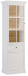 Vitriinkapp Gala Meble Lucca W2D1S, valge v., 63.5 cm x 40.5 cm x 200 cm