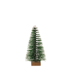 Kunstj&otilde;ulupuu kaetud lumega Christmas Touch HF6051, 10 cm, koos alusega