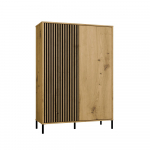 Kapp Kamaro 2DD Slim, artisan oak, 103.5 cm x 40 cm x 147.5 cm