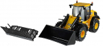 M&auml;ngutraktorid koos lisatarvikutega Tomy JCB Britains 43223, 1:32, oranž v.