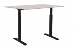 Kirjutuslaud reguleeritava k&otilde;rgusega Sun-Flex EasyDesk Adapt III, must v./hall v.