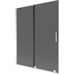 Vannisein Mexen Velar, 140 cm x 150 cm, kroom/grafiit
